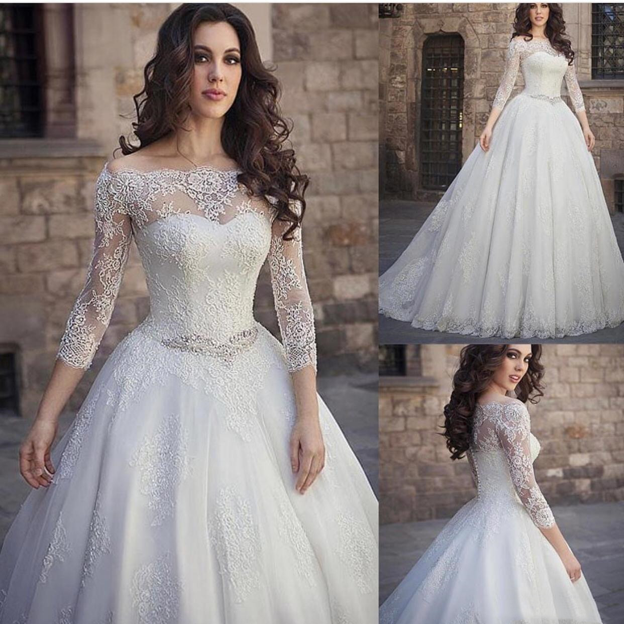 White Wedding Dresses 2020 Half Sleeve Lace Elegant Tulle A Line Wedding Gown Bridal Dresses Vestido De Novia BD1018, Custom made from color chart
White Wedding Dresses 2020 Half Sleeve Lace Elegant Tulle A Line Wedding Gown Bridal Dresses Vestido De Novia BD1018, Custom made from color chart