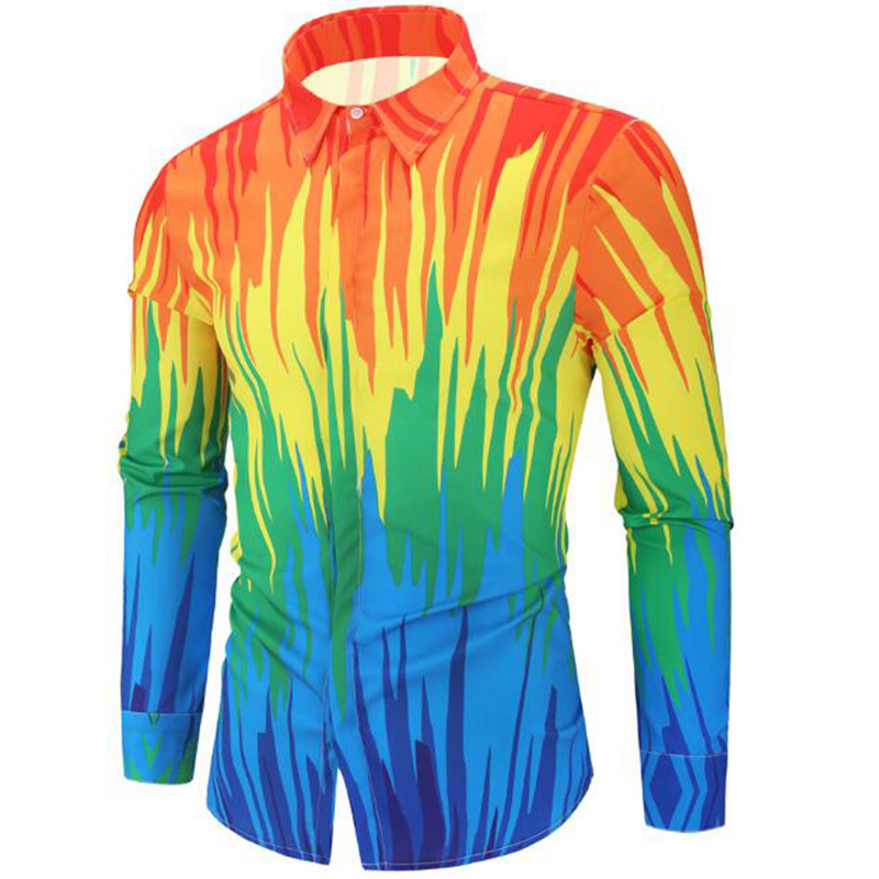 Colour Printed Men Shirts Social Hawaiian Shirt Long Sleeve Summer Plus Size Shirts For Men Fashion Luxury Shirt
Colour Printed Men Shirts Social Hawaiian Shirt Long Sleeve Summer Plus Size Shirts For Men Fashion Luxury Shirt