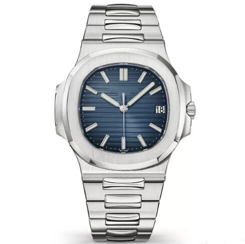 High End 5711 Series Silver Mens Watches Automatic 40MM Oval Blue Dial Sapphire Wristwatches Skeleton Transparent Engraved Movement Back Mens Watch U1
High End 5711 Series Silver Mens Watches Automatic 40MM Oval Blue Dial Sapphire Wristwatches Skeleton Transparent Engraved Movement Back Mens Watch U1