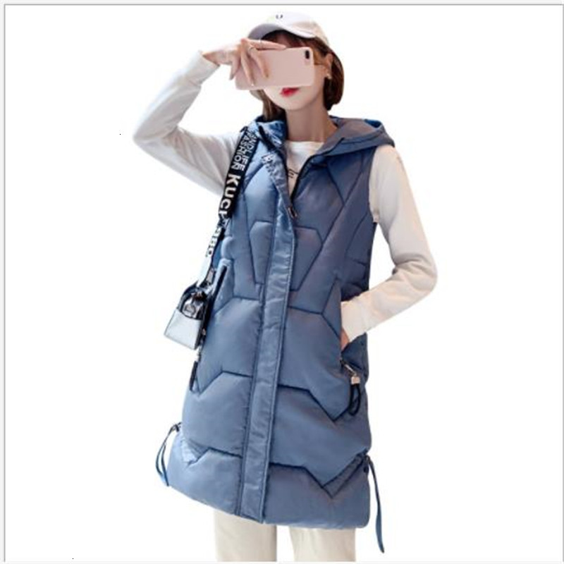 Autumn Winter Women Vest 2019 Fashion Office Lady Down Cotton Waistcoat Hooded Long Outdoor Thick Vest Female Plus Size 3XL H021, Blue
Autumn Winter Women Vest 2019 Fashion Office Lady Down Cotton Waistcoat Hooded Long Outdoor Thick Vest Female Plus Size 3XL H021, Blue
