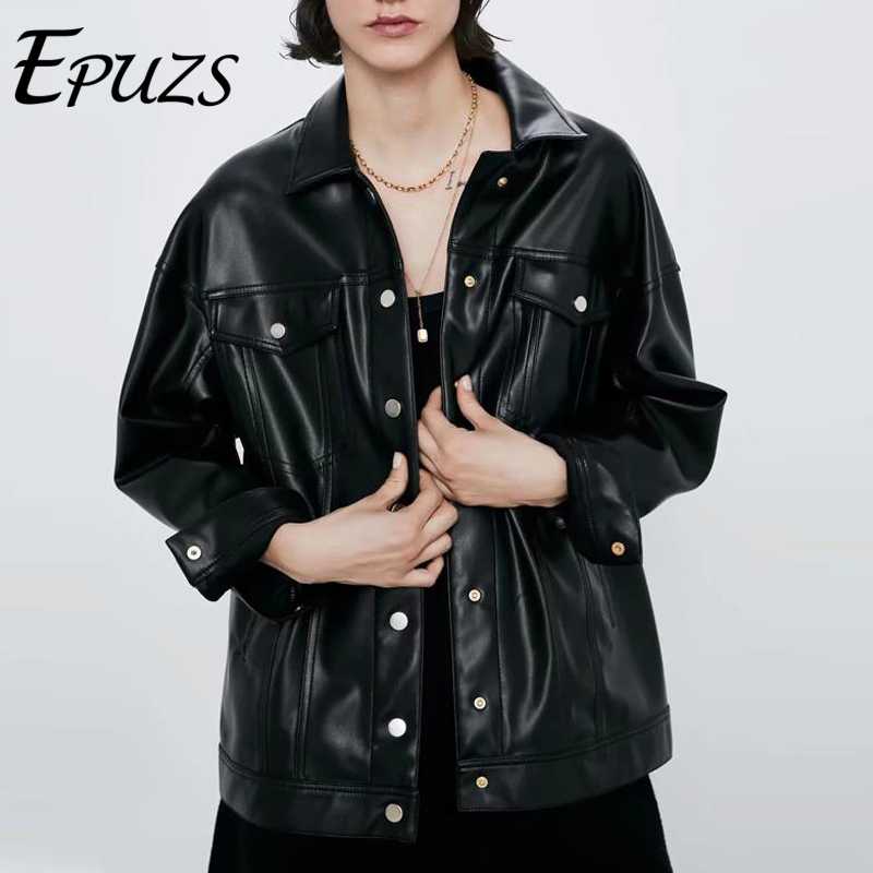 Fashion black Faux Leather Jacket women winter biker jacket Streetwear Punk Motorcycle Coat female korean outwear
Fashion black Faux Leather Jacket women winter biker jacket Streetwear Punk Motorcycle Coat female korean outwear