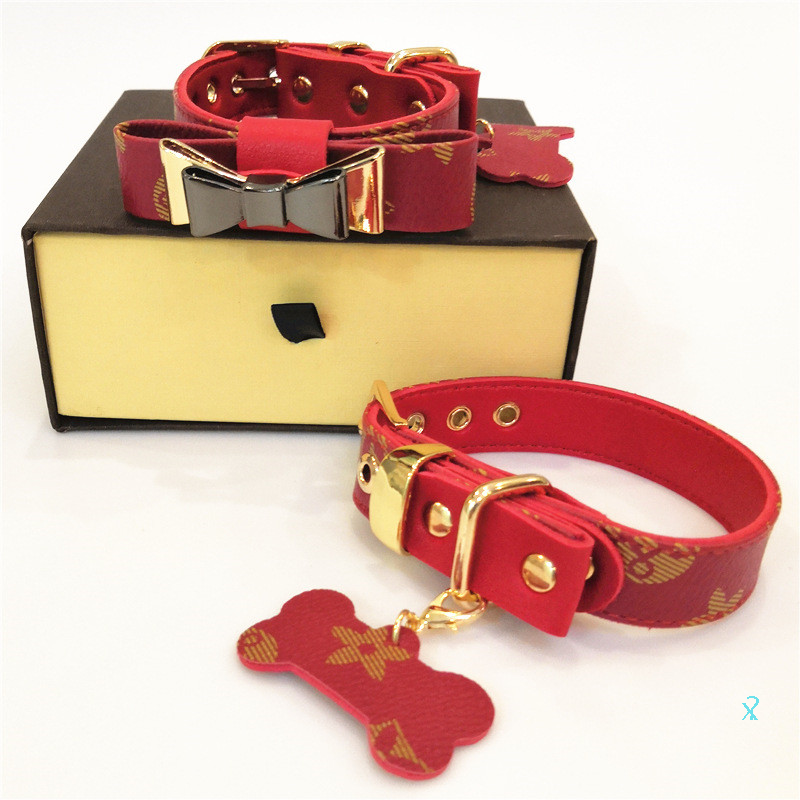 Red Bow Dog Collars Leather Pet Traction Rope Suit Outdoor Dog Safety Products Designer Leashes Hot Sale
Red Bow Dog Collars Leather Pet Traction Rope Suit Outdoor Dog Safety Products Designer Leashes Hot Sale