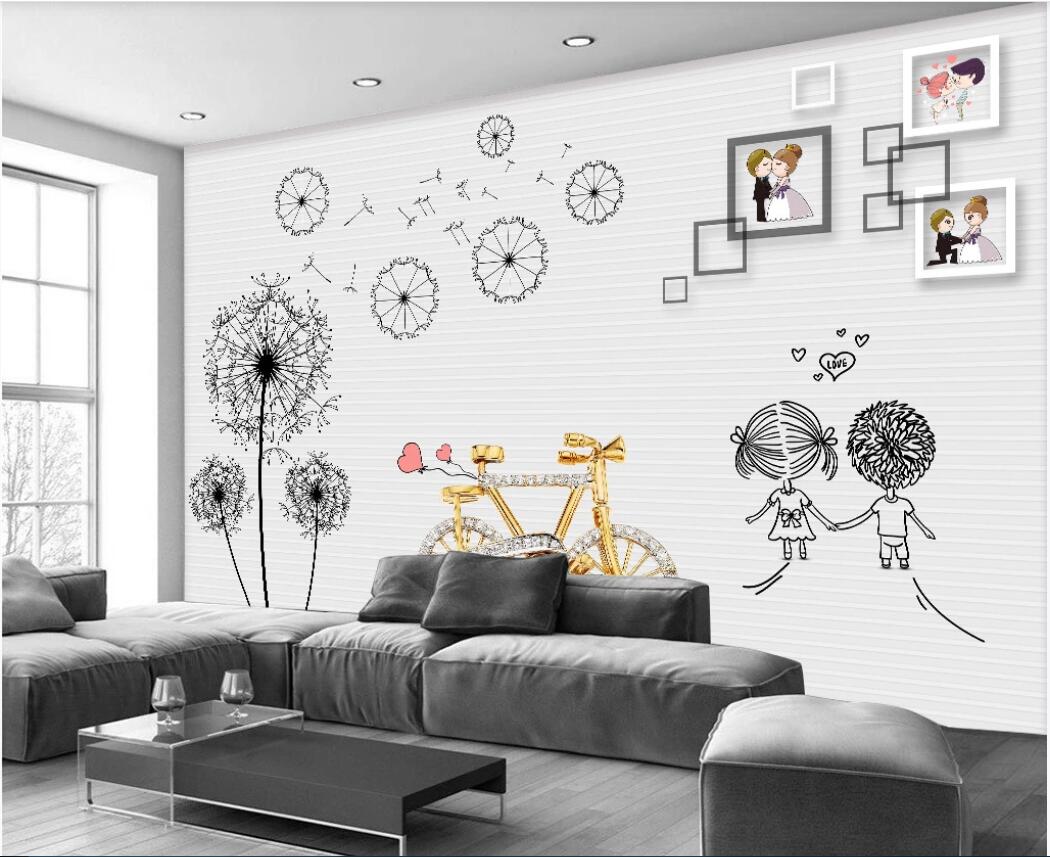 3d wallpaper custom photo murals 3D romantic dandelion love jewel bike TV background wall decor wall art pictures, Non-woven fabric
3d wallpaper custom photo murals 3D romantic dandelion love jewel bike TV background wall decor wall art pictures, Non-woven fabric