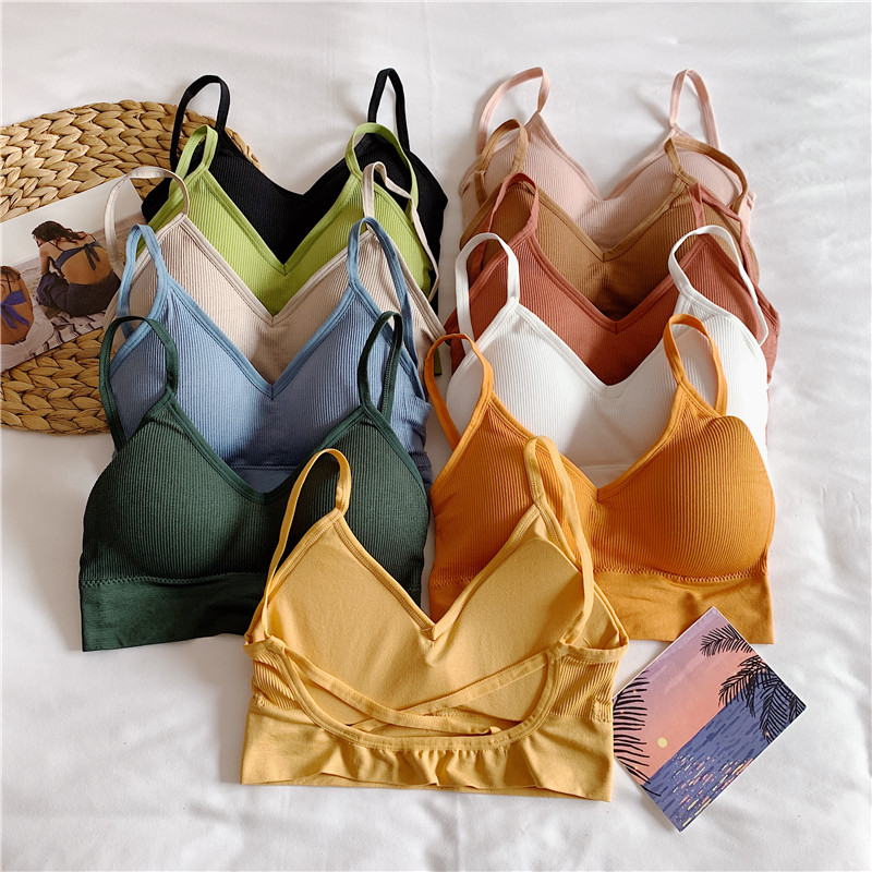 Women Tank Crop Top Back Hollow Sexy Tube Top Seamless Underwear Wire Free Lingerie Sports Fitness Summer Camisole, White
Women Tank Crop Top Back Hollow Sexy Tube Top Seamless Underwear Wire Free Lingerie Sports Fitness Summer Camisole, White