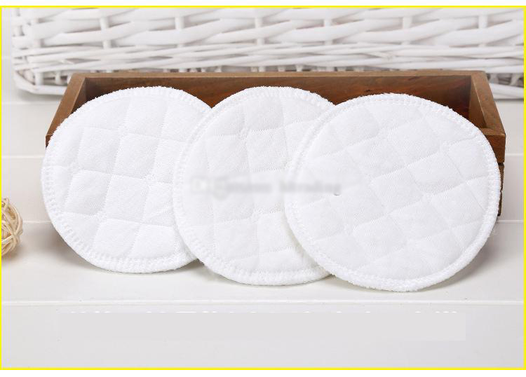 3 Layer Soft Absorbent Nursing Pads Washable Reusable Cotton Pads Breastfeeding Liners Breast Pad for Maternity Nursing