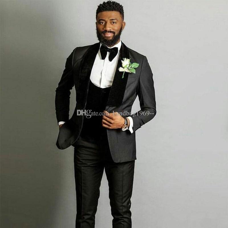 New Design One Button Black Groom Tuxedos Shawl Lapel Groomsmen Mens Suits Wedding/Prom/Dinner Blazer (Jacket+Pants+Vest+Tie) K197, Same as image
New Design One Button Black Groom Tuxedos Shawl Lapel Groomsmen Mens Suits Wedding/Prom/Dinner Blazer (Jacket+Pants+Vest+Tie) K197, Same as image