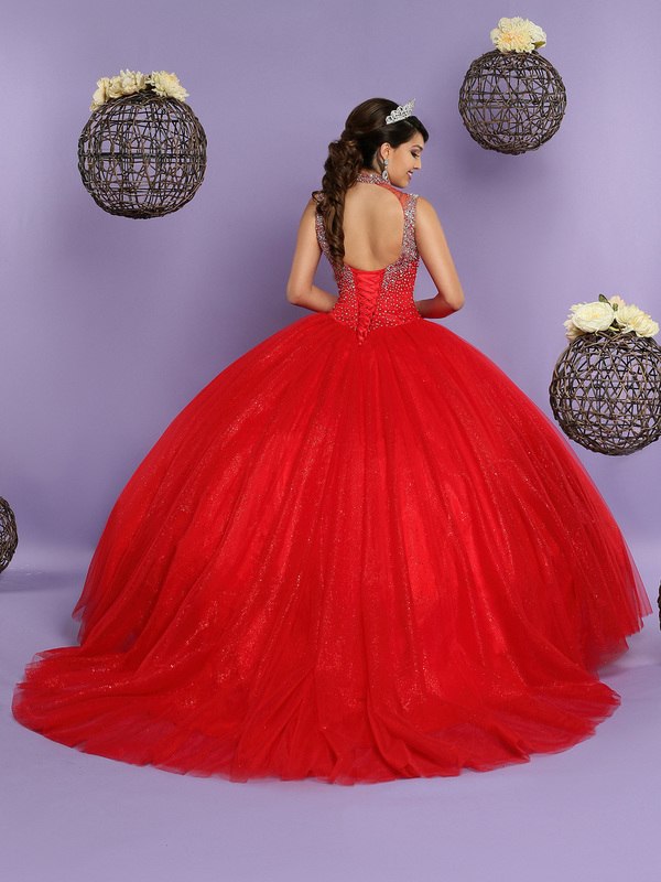 ball gowns red quinceanera dresses with jacket high neck beaded top puffy full length open back prom evening dress lace up gown 2018