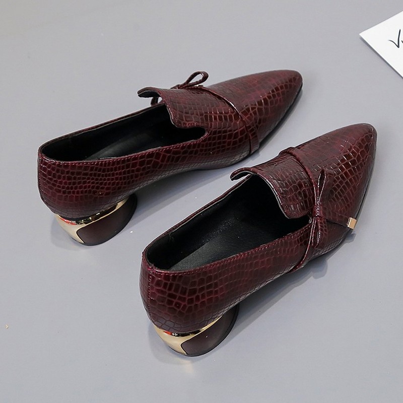 Fashion Sexy Ladies Pumps Square Mid Heels Pointed Toe Casual Shoes Crocodile Pattern Leather Slip on Office Women Shoes, Black
Fashion Sexy Ladies Pumps Square Mid Heels Pointed Toe Casual Shoes Crocodile Pattern Leather Slip on Office Women Shoes, Black