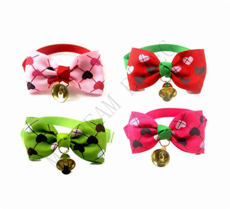 100 Colors Pets Necklace Adjustable Strap for Cat Collar Dogs Accessories Dog Tie Puppy Bow Ties Pet supplies