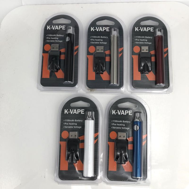 K-Vape Vape Pen 1100mAh Preheating 510 Vape Battery E Cigarette 510 Thread Variable Voltage Battery For Thick Oil Vape Cartridge
K-Vape Vape Pen 1100mAh Preheating 510 Vape Battery E Cigarette 510 Thread Variable Voltage Battery For Thick Oil Vape Cartridge