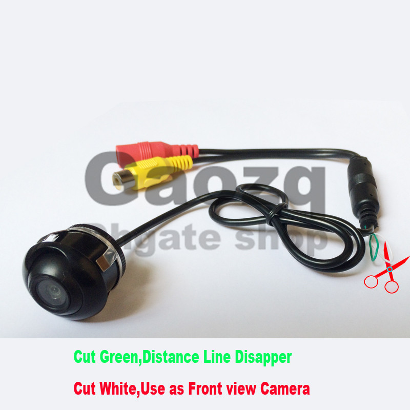 360 Degree Rotation Universal Reversing Car Front Rear SideView HD Camera Wide Angle 5m video Cable Waterproof Night Vision Camera