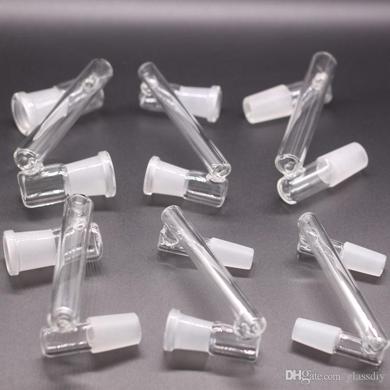 Wholesale Drop Down Adapter for Bong Reclaimer 3.5" Male to Female 10mm/14mm/18mm Glass Oil Adapters