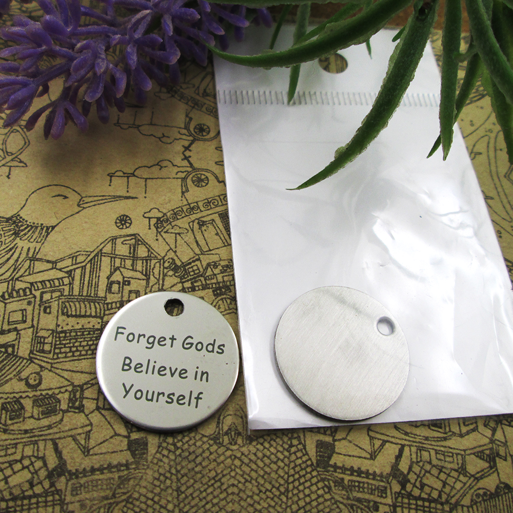 40pcs--"Forget Gods Believe in Yourself"stainless steel charms more style for choosing DIY Charms pendants for necklace
40pcs--"Forget Gods Believe in Yourself"stainless steel charms more style for choosing DIY Charms pendants for necklace