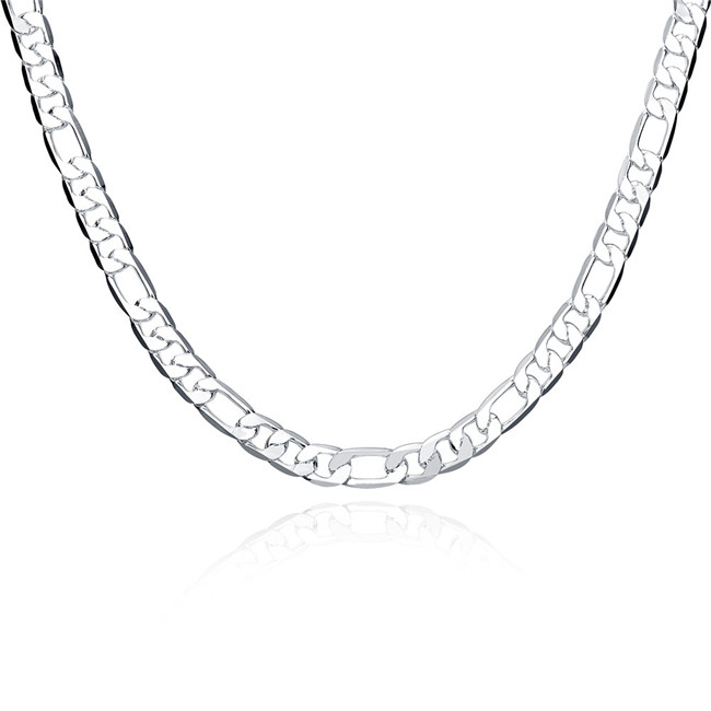 Plated sterling silver necklace 20 inches men's 8M flat three room one chain DHSN018 Top sale 925 silver plate Chains Necklaces jewelry
Plated sterling silver necklace 20 inches men's 8M flat three room one chain DHSN018 Top sale 925 silver plate Chains Necklaces jewelry