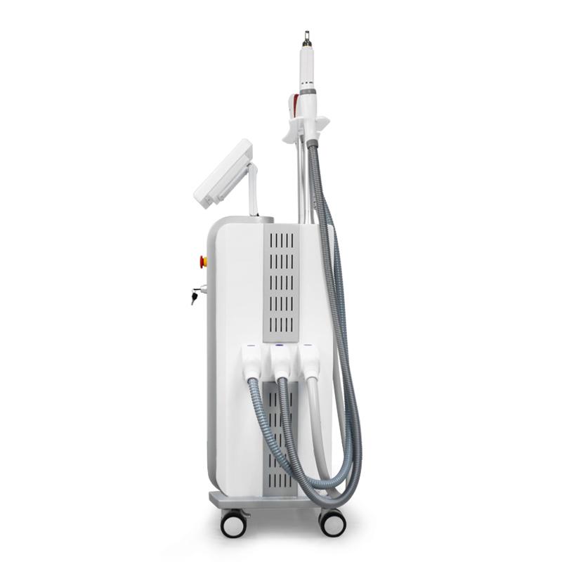 Vertical multifunctional machine three handles ELIGHT(IPL+RF) Skin Rejuvenation AND hair removal Equipment for beauty salon use
