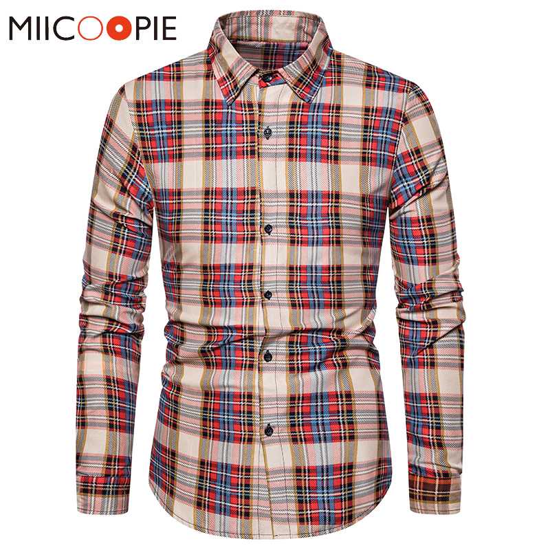 Brand Men Casual Contrast Plaid Shirts Summer Spring Slim Fit Long Sleeved Mens Checkered Shirt Business Lapel Blouse Camisas, Blue 
Brand Men Casual Contrast Plaid Shirts Summer Spring Slim Fit Long Sleeved Mens Checkered Shirt Business Lapel Blouse Camisas, Blue