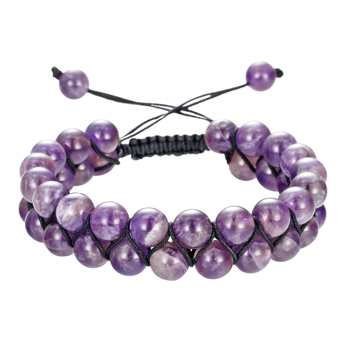 Bead Chakra Bracelet 7 Chakras Healing Crystals Strand Bracelets Yoga Stone Beads Meditation Relax Anxiety Bangle for Womens Mens