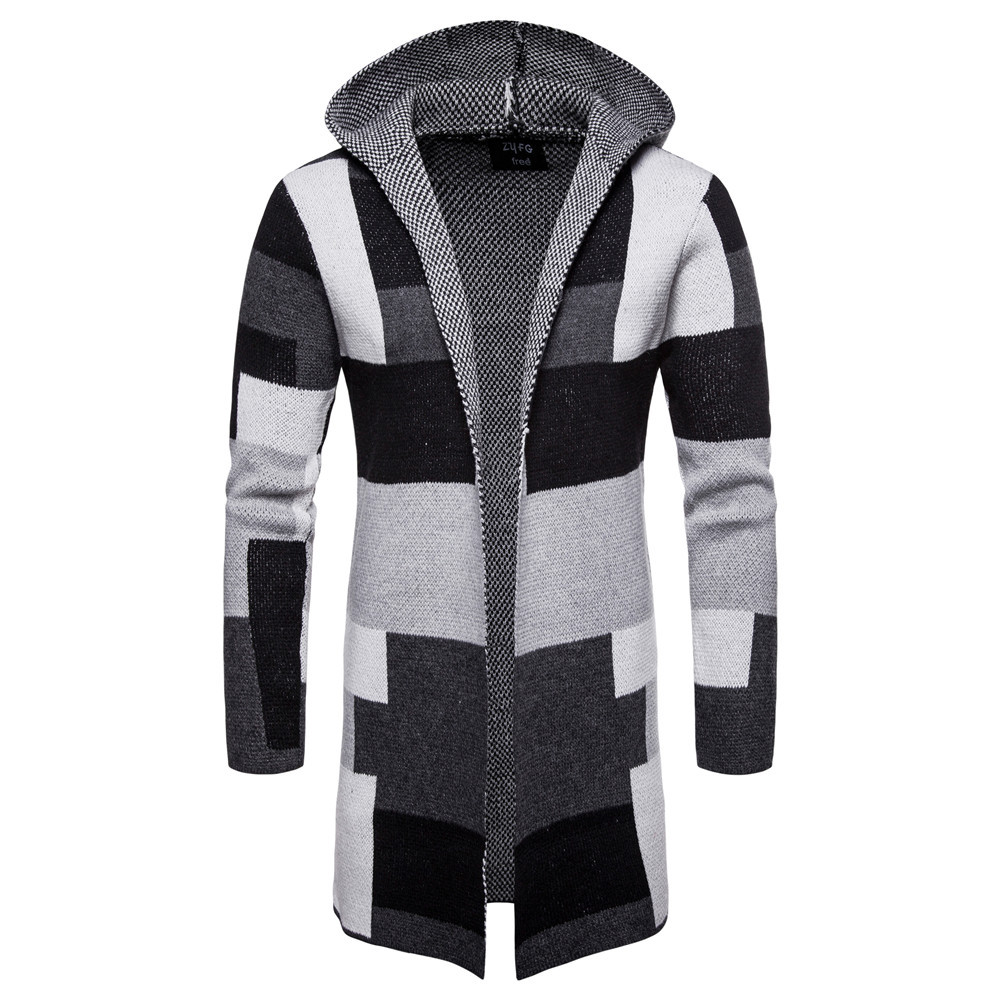 Men striped Cardigan Coat Sweaters Hooded Cloak Long Windbreaker Cloak Coat Knitted Sweater Big Size 5XL Cardigans Outerwear, Gray
Men striped Cardigan Coat Sweaters Hooded Cloak Long Windbreaker Cloak Coat Knitted Sweater Big Size 5XL Cardigans Outerwear, Gray