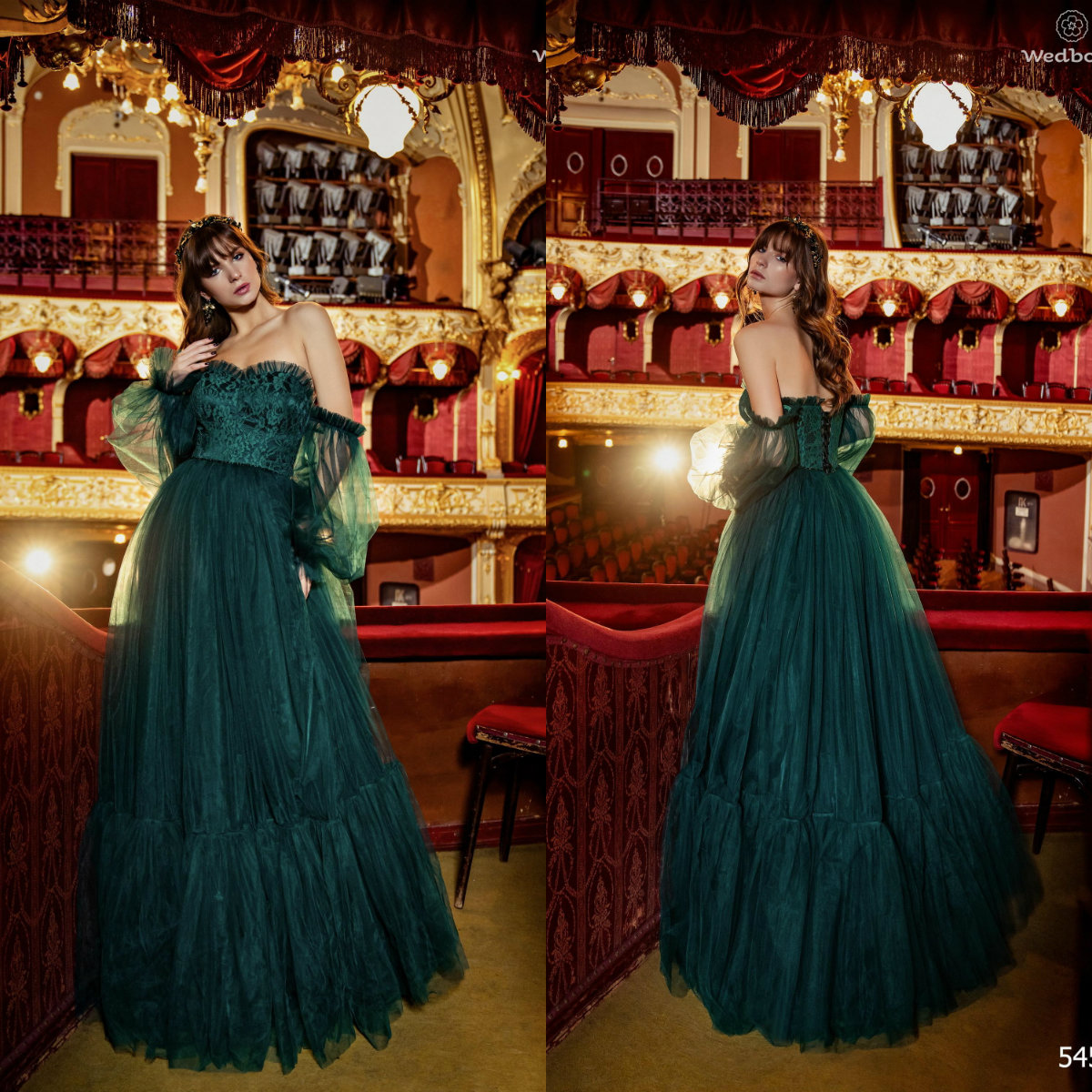 Dark Green Evening Dresses Off Shoulder Long Sleeve Prom Dress Floor Length Formal Party Gowns Robe De Soiree