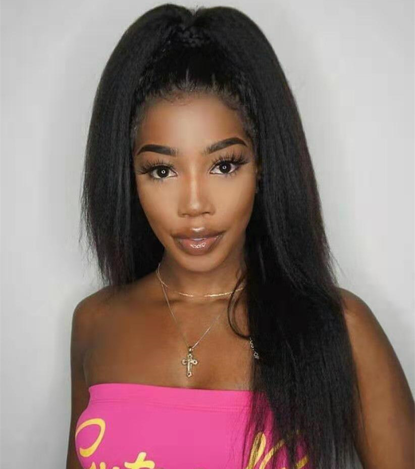 Ponytail Clip in Hair Extensions 16inch 120g per Package Kinky Straight Brown Human Hair Ponytail Real Hair Ponytail Extension
Ponytail Clip in Hair Extensions 16inch 120g per Package Kinky Straight Brown Human Hair Ponytail Real Hair Ponytail Extension