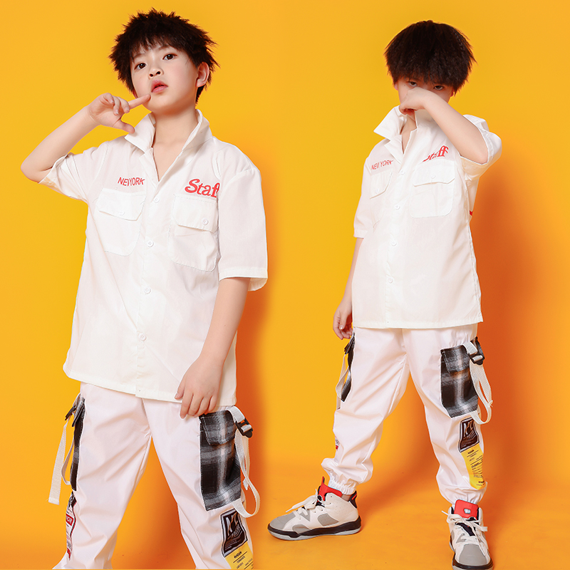 Children Hip Hop Festival outfits White Tshirt Casual Pants For Girl Boys Jazz Dance Costume Clothes Wear Kids rave clothes
Children Hip Hop Festival outfits White Tshirt Casual Pants For Girl Boys Jazz Dance Costume Clothes Wear Kids rave clothes