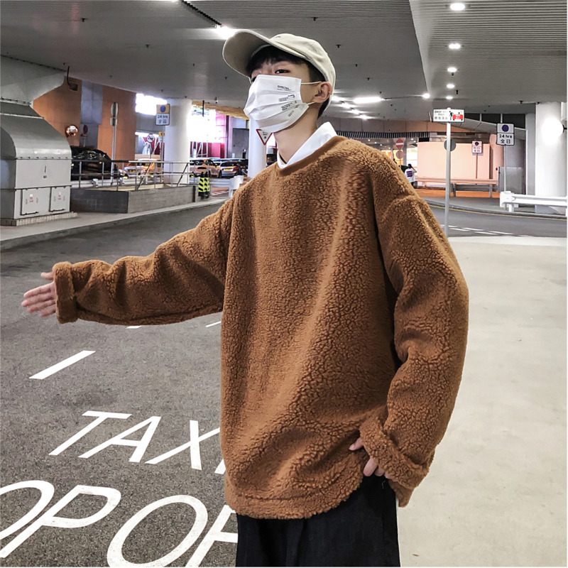 2019 Autumn And Winter New Korean Version Of The Loose Fashion Trend Cotton Plush Solid Color Thick Pullover, White
2019 Autumn And Winter New Korean Version Of The Loose Fashion Trend Cotton Plush Solid Color Thick Pullover, White