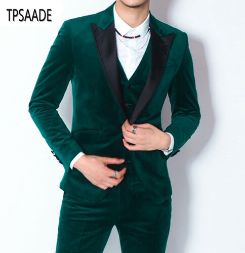 Custom Made Men Suits Lapel Groom Tuxedos Velvet Best Men Wedding Groomsmen ( Jacket+Vest+Pants+Tie ) E380, Same the picture
Custom Made Men Suits Lapel Groom Tuxedos Velvet Best Men Wedding Groomsmen ( Jacket+Vest+Pants+Tie ) E380, Same the picture