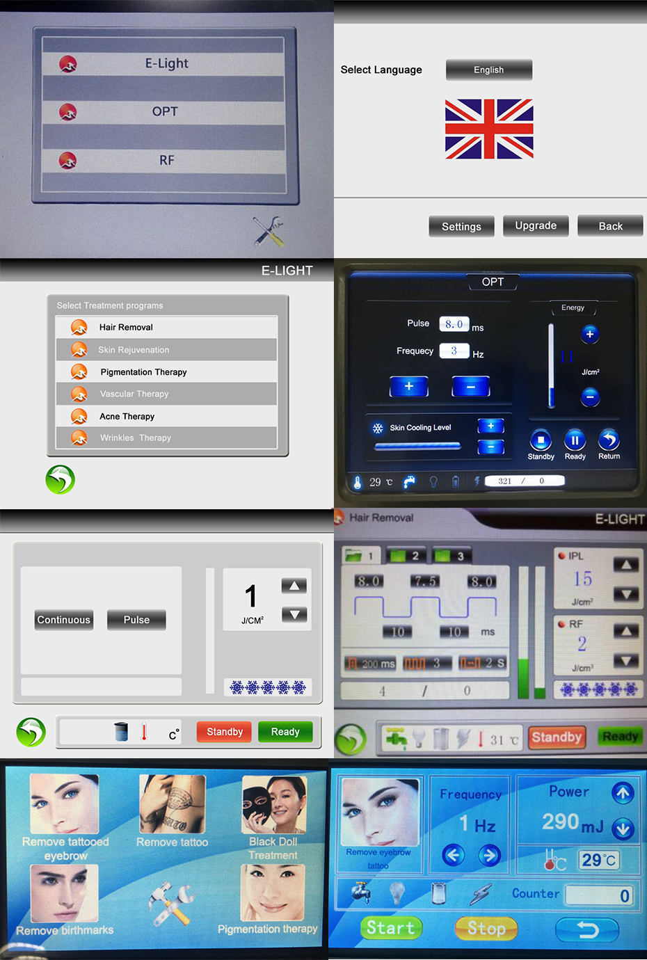 Multifunction Beauty Equipment Good Effect Optimal Pulsed Technology OPT ipl permanent Hair Removal E-light IPL RF nd Yag Laser