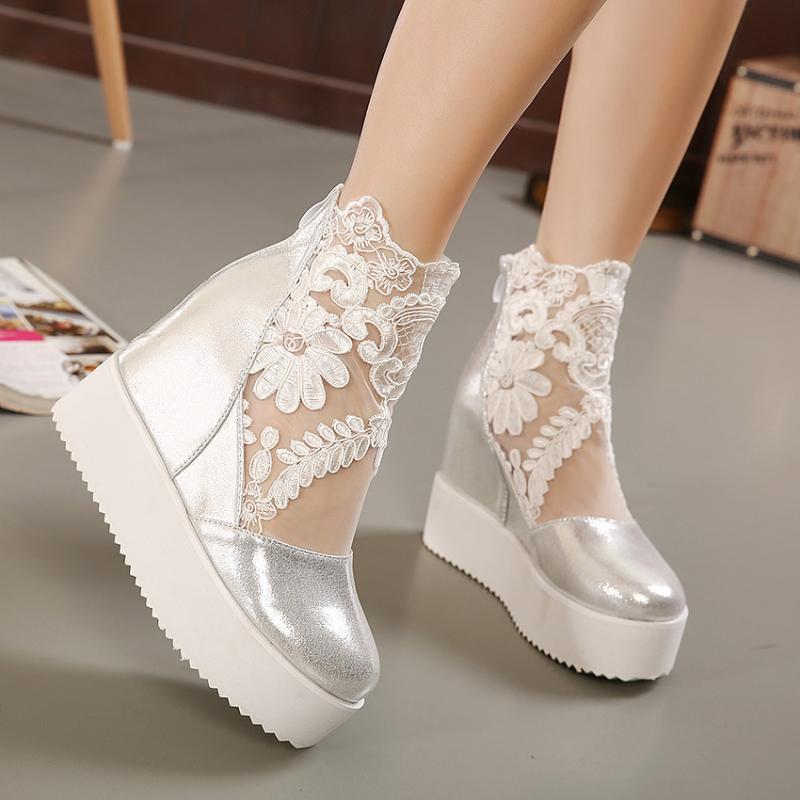 Women Crochet Lace Zipper Design Wedge Sandals High Heel Casual Ethnic Open Toe Platform Height Increasing Chunky Ladies Shoes, Black a
Women Crochet Lace Zipper Design Wedge Sandals High Heel Casual Ethnic Open Toe Platform Height Increasing Chunky Ladies Shoes, Black a