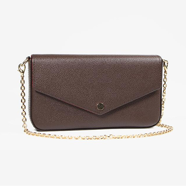 Luxurys designer bag women handbag favorite multi accessories 3 pcs/set woman Crossbody Purse Flowers shoulder lady Leather with box 61276 Messenger bags Handbags