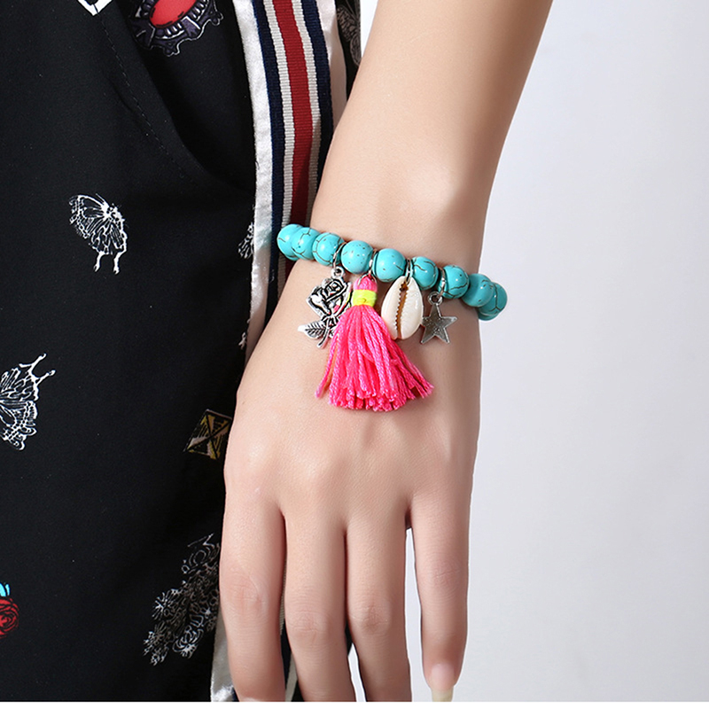 Link, Chain Vintage Bead Bracelet Leaf Tassel Shell Pendant Bangle Jewelry Fashion Style For Woment Gift
Link, Chain Vintage Bead Bracelet Leaf Tassel Shell Pendant Bangle Jewelry Fashion Style For Woment Gift