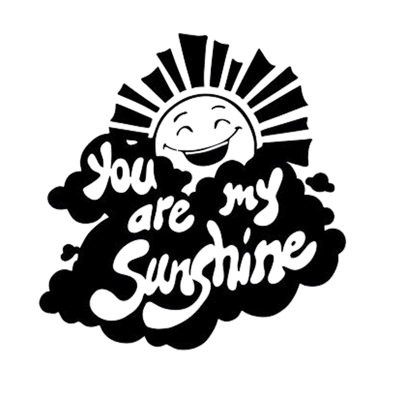 16*15.5cm New Style Hot You Are My Sunshine Decor Decals Motorcycle SUVs Bumper Car Window Laptop Car Stylings, Color
16*15.5cm New Style Hot You Are My Sunshine Decor Decals Motorcycle SUVs Bumper Car Window Laptop Car Stylings, Color