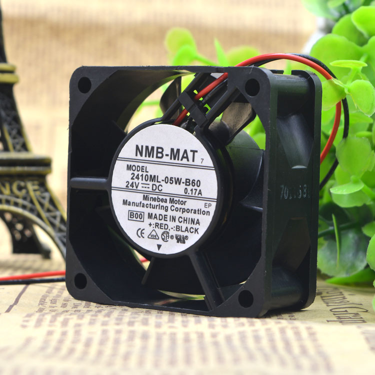 Original 2410ML05WB60 DC 24V 017A 6CM 6025 Flow Cooling Fan0