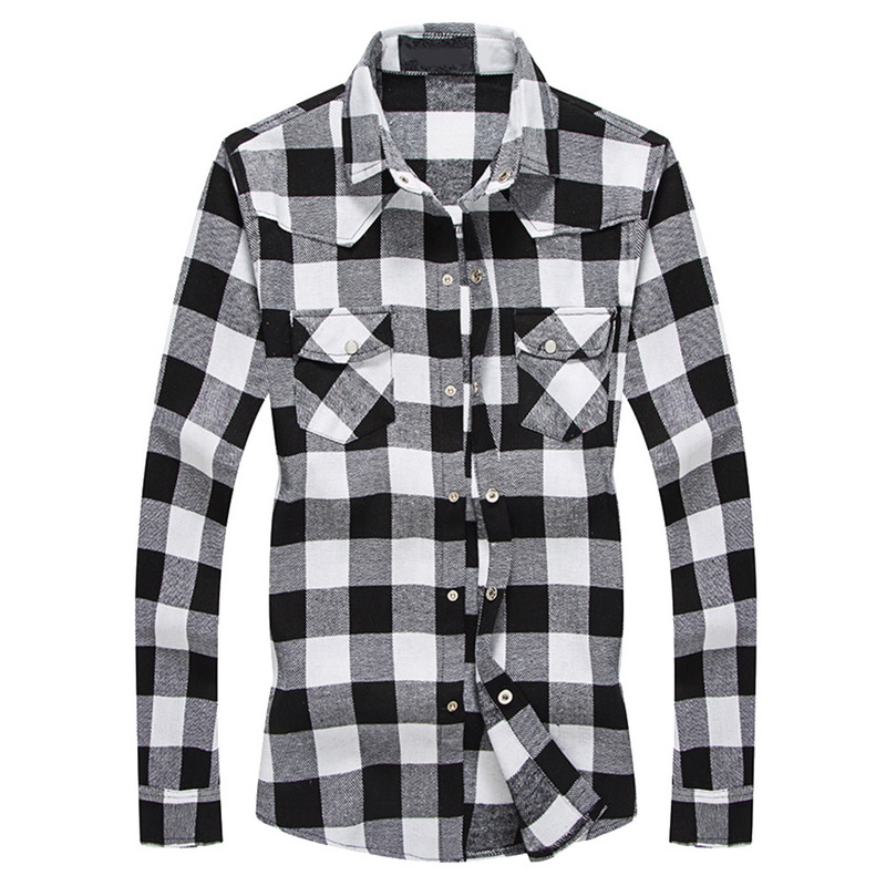 Laamei Men's Slim Classic Long Sleeve Shirt 2018 New Men's Shirt Flannel Large Plaid Color Design Casual Stylish Dynamic
Laamei Men's Slim Classic Long Sleeve Shirt 2018 New Men's Shirt Flannel Large Plaid Color Design Casual Stylish Dynamic