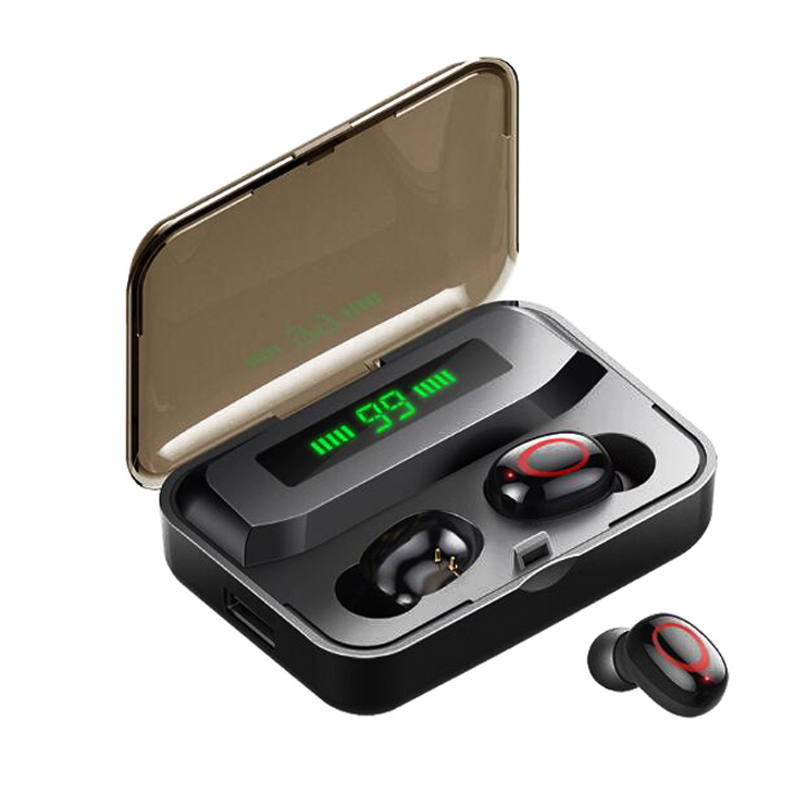 A1 TWS wireless bluetooth earbuds led power display stereo HD sport wireless headphones earphones mini gaming headset, Black
A1 TWS wireless bluetooth earbuds led power display stereo HD sport wireless headphones earphones mini gaming headset, Black