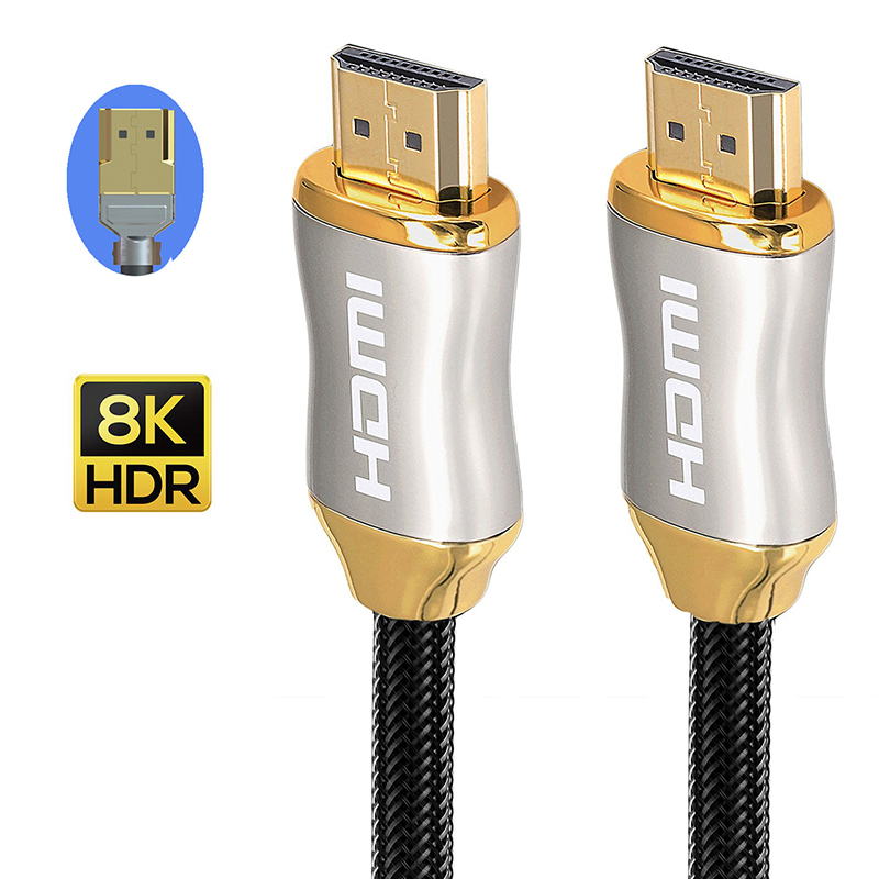 1080P HD 2.1 Cable High speed 8K 3D 144hz Cable for Splitter Switch TV LCD Laptop PS3 Projector Computer Cable
1080P HD 2.1 Cable High speed 8K 3D 144hz Cable for Splitter Switch TV LCD Laptop PS3 Projector Computer Cable