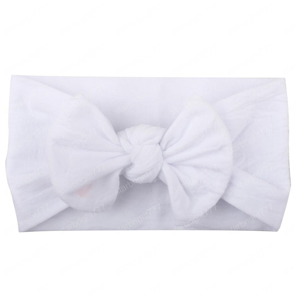 2020 new hair bows hairbands Newborn Infant Soft Nylon Headbands Hair Accessories for Girls Kids Toddler Childrens Head Wrap