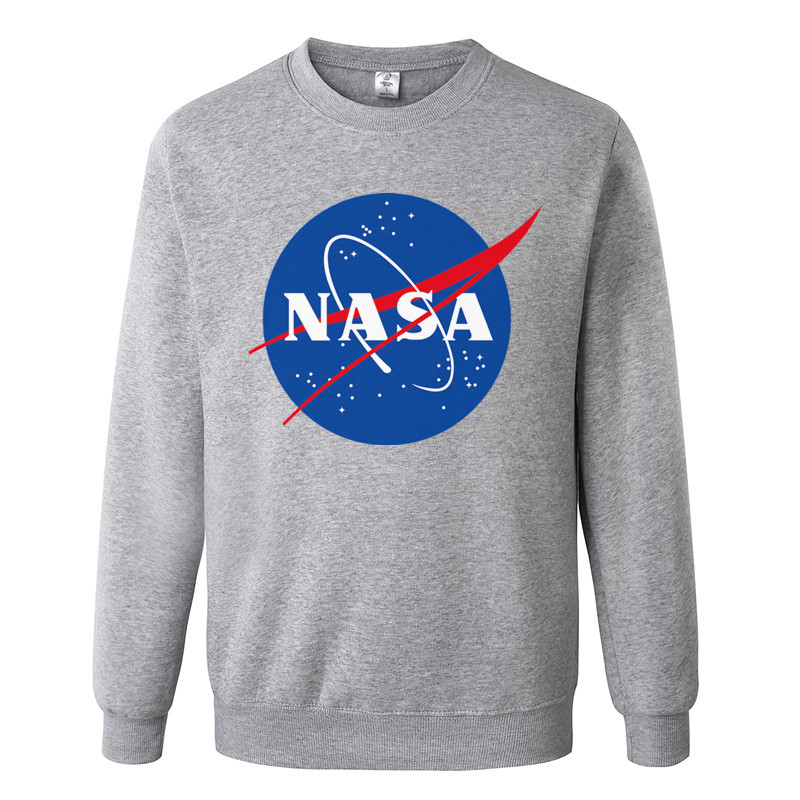 

Plus Size NASA Hoodies and Sweatshirts Sweatshirt Men Luxury in The Martian Matt Damon Mens Streetswear for Couples, Black