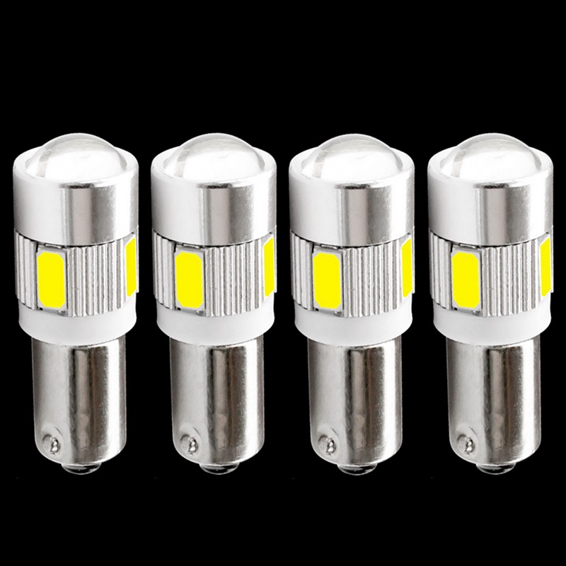 4pcs BA9S T4W 6 led 5630 5730 smd auto Clearance Lights car marker light parking BULBS reading dome Lamp license plate light, As pic
4pcs BA9S T4W 6 led 5630 5730 smd auto Clearance Lights car marker light parking BULBS reading dome Lamp license plate light, As pic
