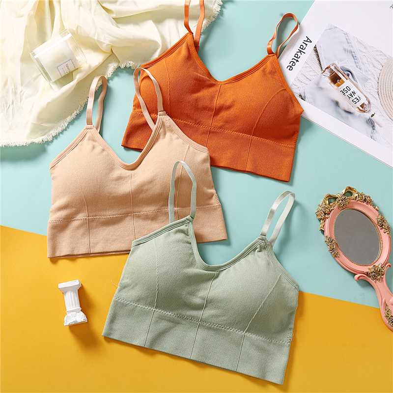 Women Underwear Cotton Bra Adjustable shoulder strap Zero Pressure, Zero Constraint And Gather Bra In Sport And Daily, Orange
Women Underwear Cotton Bra Adjustable shoulder strap Zero Pressure, Zero Constraint And Gather Bra In Sport And Daily, Orange
