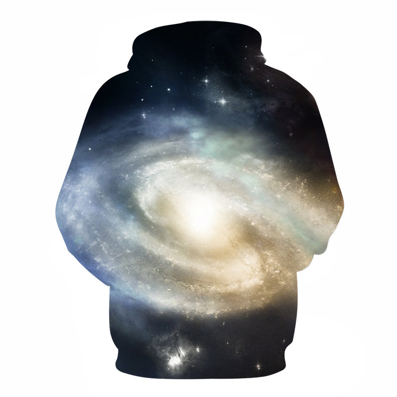 Hot Fashion Men/Women Lovers 3d Sweatshirts Print Spilled Milk Space Galaxy Hooded Hoodies Thin Unisex Pullovers Tops V191028