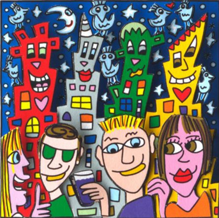 James Rizzi - DOUBLE DATE Home Decor Handpainted Oil Painting On Canvas Wall Art Canvas Pictures 191220
James Rizzi - DOUBLE DATE Home Decor Handpainted Oil Painting On Canvas Wall Art Canvas Pictures 191220