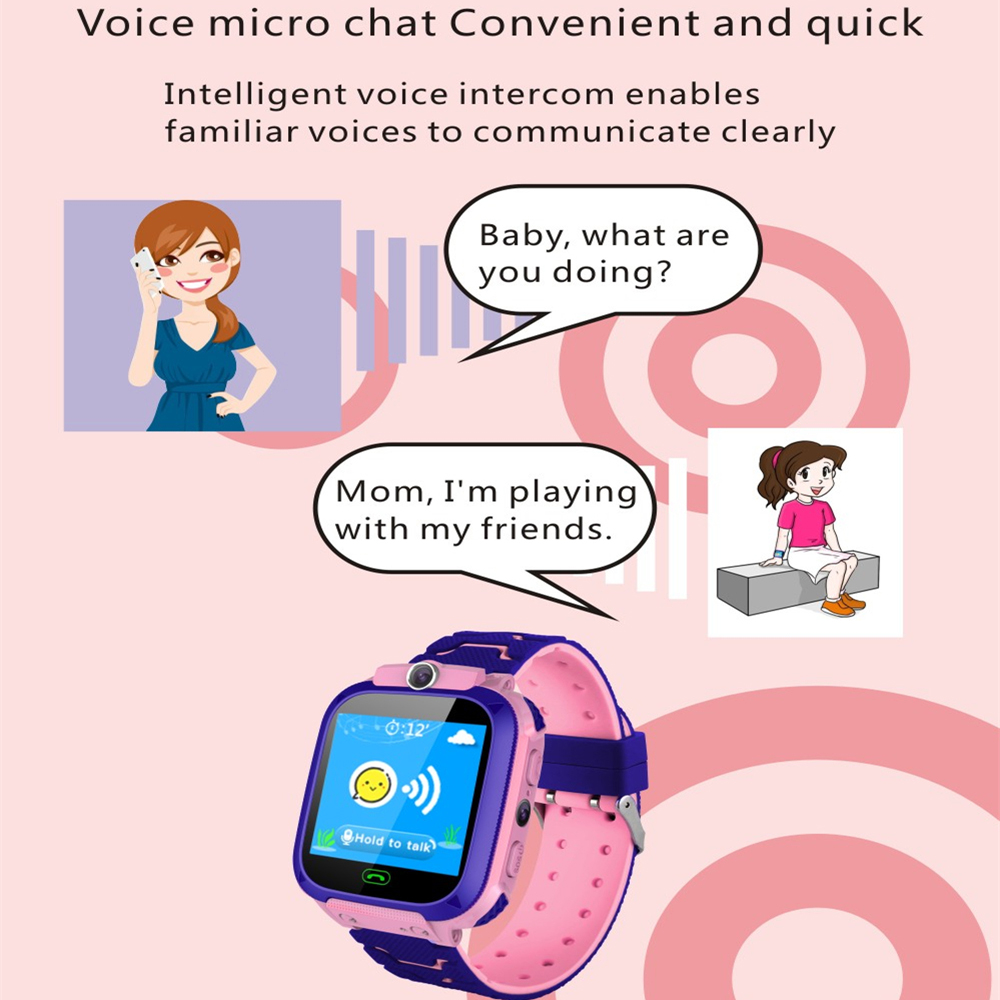 Waterproof Kids Smart Watch SOS Antillost Smartwatch Baby 2G SIM Card Clock Call Location Tracker Smartwatch PK Q50 Q90 Q528302712