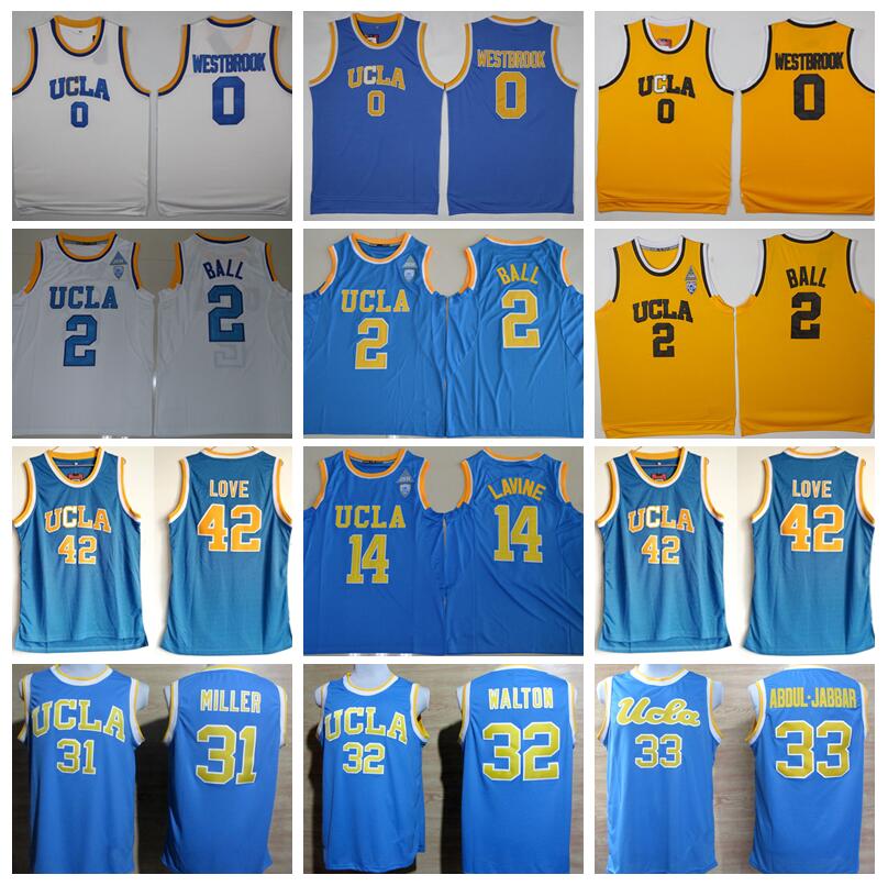 UCLA Bruins College Jerseys Basketball Russell Westbrook 0 Lonzo Ball 2 Zach LaVine 14 Kevin Love 42 Kareem Abdul Jabbar Reggie Miller, 0 white
UCLA Bruins College Jerseys Basketball Russell Westbrook 0 Lonzo Ball 2 Zach LaVine 14 Kevin Love 42 Kareem Abdul Jabbar Reggie Miller, 0 white