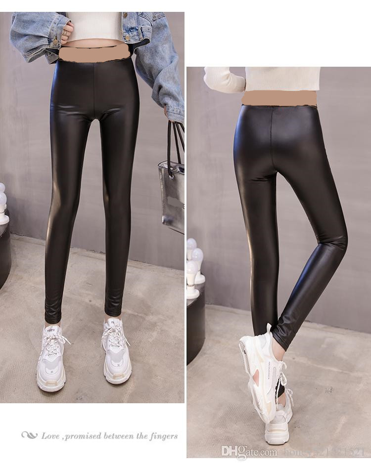 2020 new women's autumn winter letter print bandage elastic waist bodycon tunic PU leather long pants leggings tights, Black;white
2020 new women's autumn winter letter print bandage elastic waist bodycon tunic PU leather long pants leggings tights, Black;white