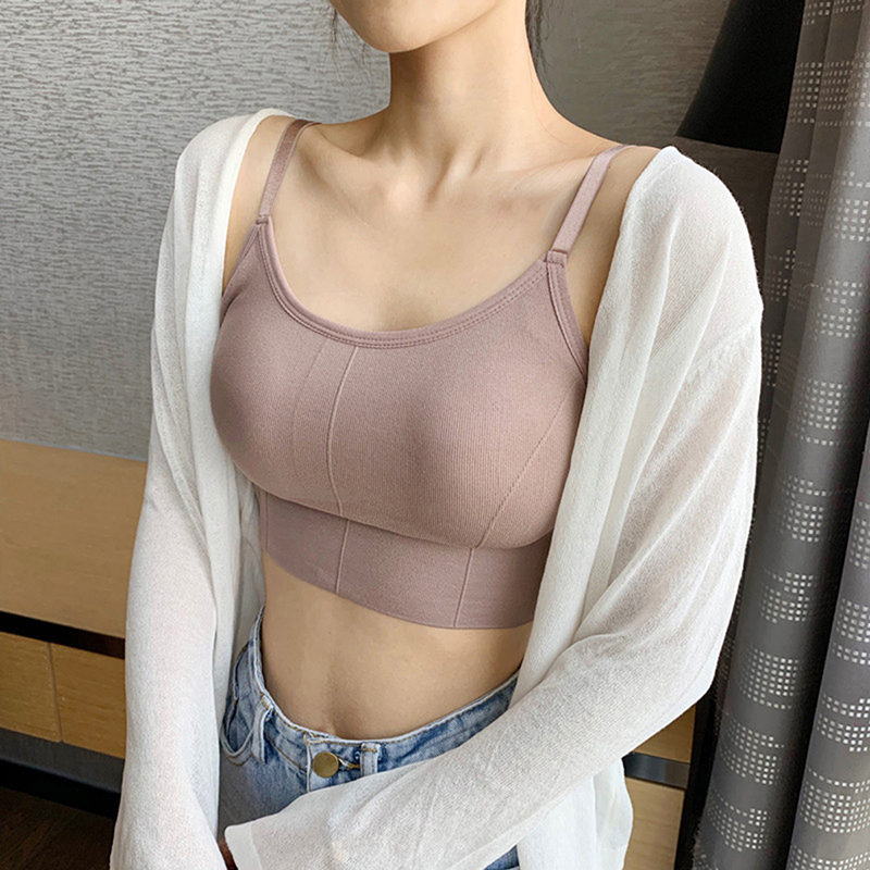Women's Bottoming Vest Fashion Sports Jogging Fitness Shockproof Top Comfortable Party Frameless Beauty Back Student Bra, Skin color
Women's Bottoming Vest Fashion Sports Jogging Fitness Shockproof Top Comfortable Party Frameless Beauty Back Student Bra, Skin color
