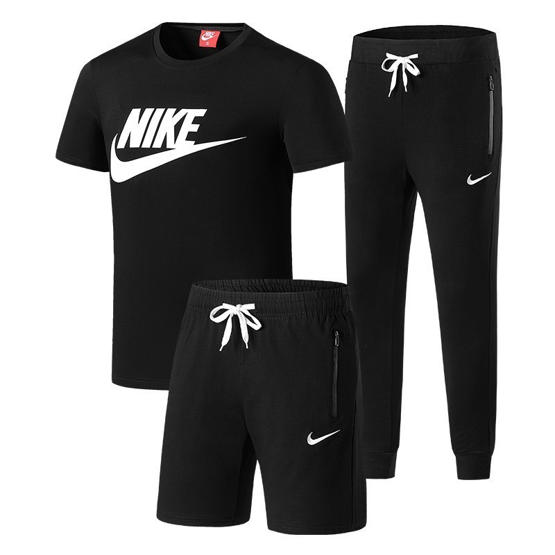 Men's new three-piece casual fashion ice porcelain cotton suit summer sports essentialon, Gray
Men's new three-piece casual fashion ice porcelain cotton suit summer sports essentialon, Gray
