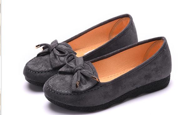 2019 Women's shoes in Spring and Autumn with New style flat bottom round head bowknot Suede @1007, Black
2019 Women's shoes in Spring and Autumn with New style flat bottom round head bowknot Suede @1007, Black
