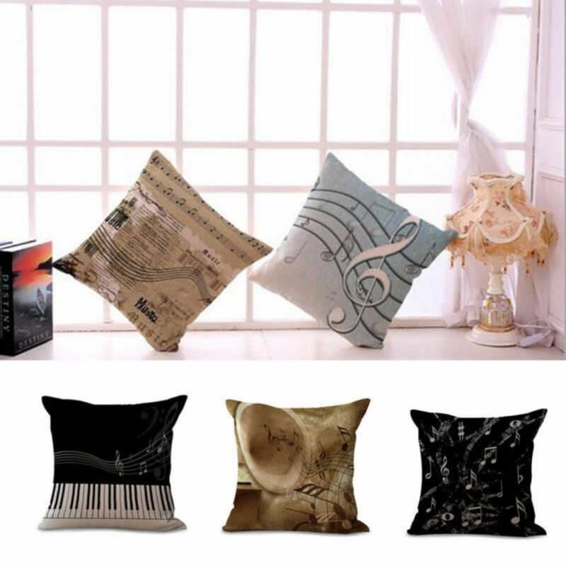 Fashion Music Note Cotton Linen Pillow Case Waist Throw Cushion Case Home Soft Room Gifts Single Sides Printing, S6
Fashion Music Note Cotton Linen Pillow Case Waist Throw Cushion Case Home Soft Room Gifts Single Sides Printing, S6