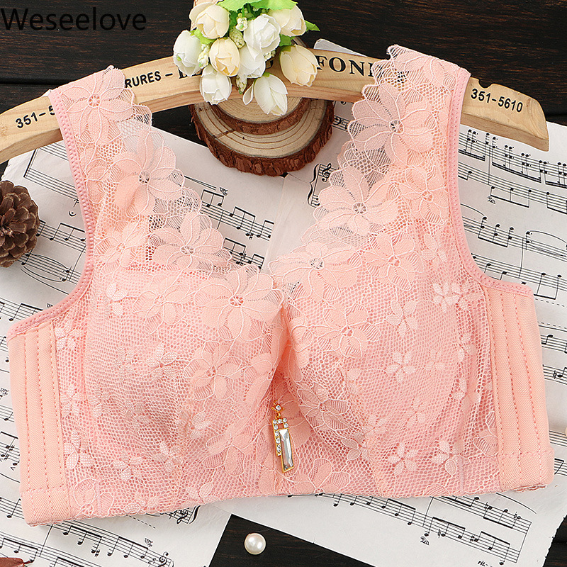 Weseelove Vest Type Lace Bralette Woman 2020 Pink Light and Breathable Gather Underwear Push Up Bras Sexy Women Lingerie M05-2, Skin
Weseelove Vest Type Lace Bralette Woman 2020 Pink Light and Breathable Gather Underwear Push Up Bras Sexy Women Lingerie M05-2, Skin